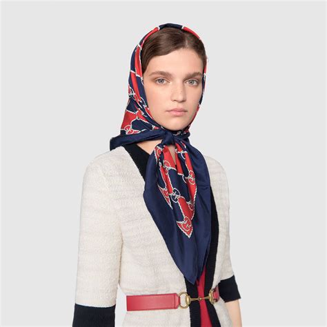 gucci scarf print dress|gucci women scarf.